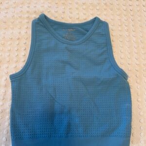 Blue Sleeveless Top